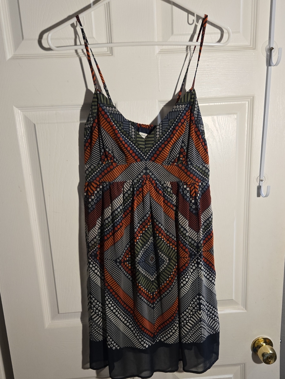 American Eagle Outfitters Multicolor Geometric Midi Dress